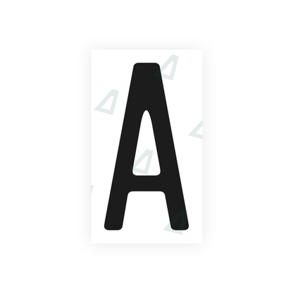 Alite Nanofilm for US (California) license plates - Symbol "A" - Alite