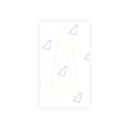 Alite Nanofilm for US (Maryland) license plates - Symbol "A" - Alite