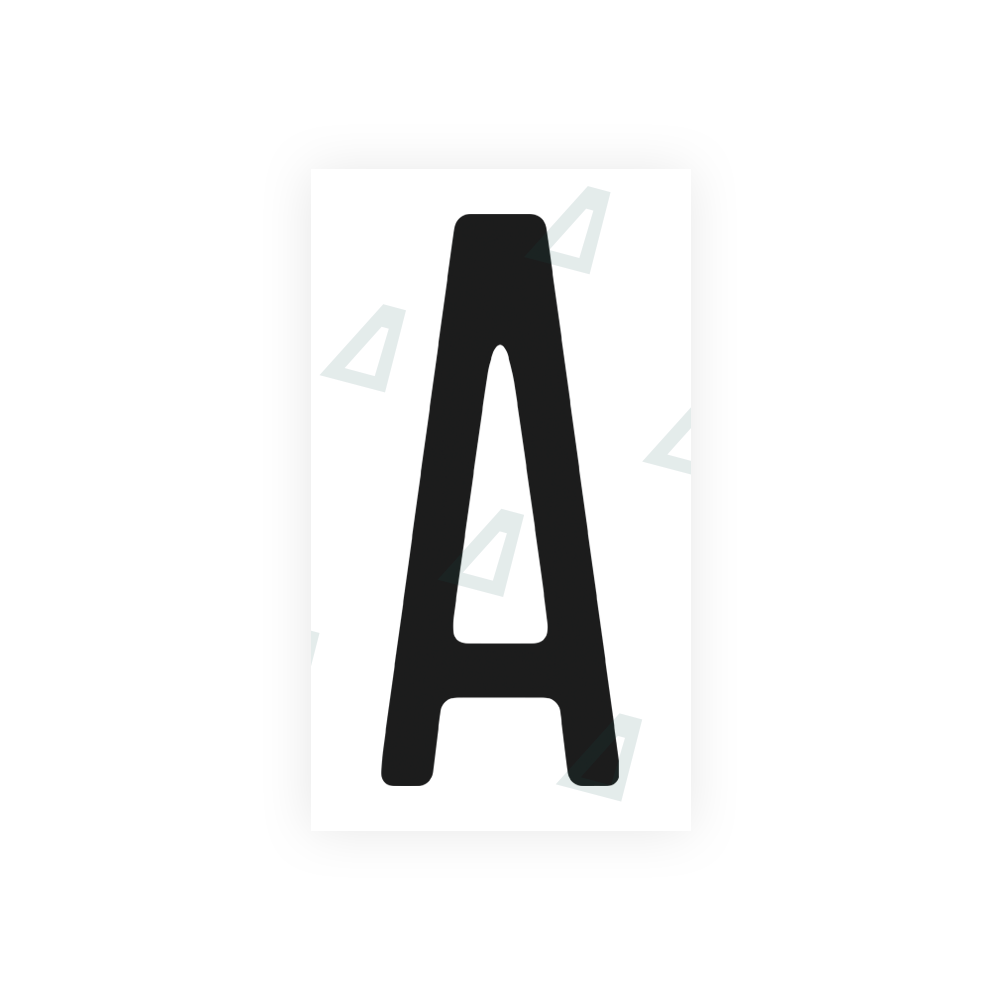 Alite Nanofilm for US (Pennsylvania) license plates - Symbol "A" - Alite