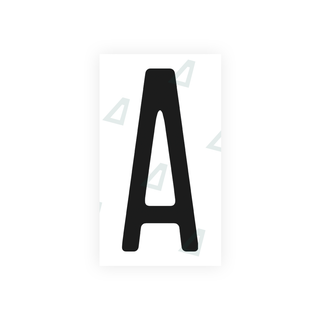 Alite Nanofilm for US (Pennsylvania) license plates - Symbol "A" - Alite