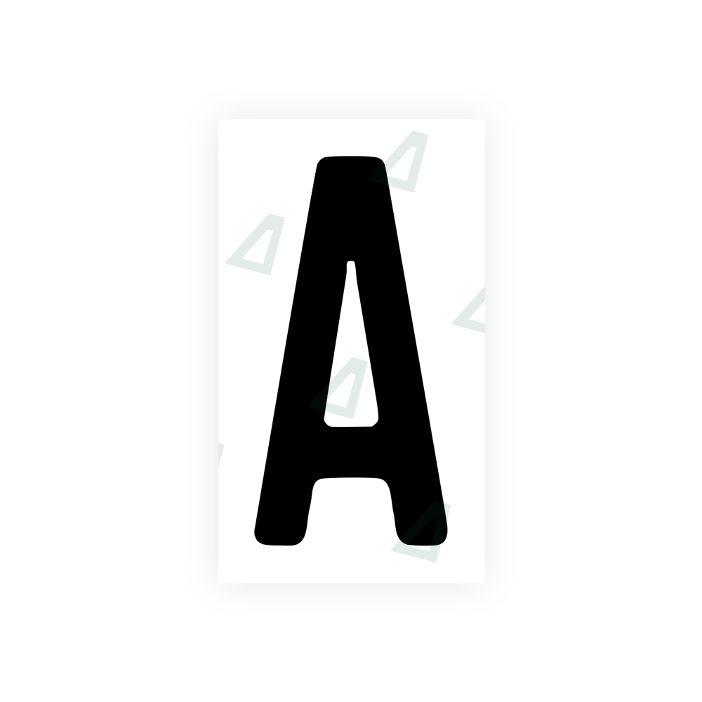 Alite Nanofilm for front Switzerland license plates - Symbol "A" - Alite
