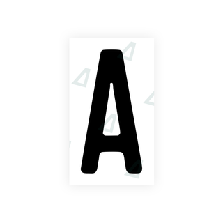 Alite Nanofilm for front Switzerland license plates - Symbol "A" - Alite