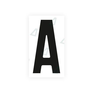 Alite Nanofilm for Czech Republic license plates - Symbol "A" - Alite