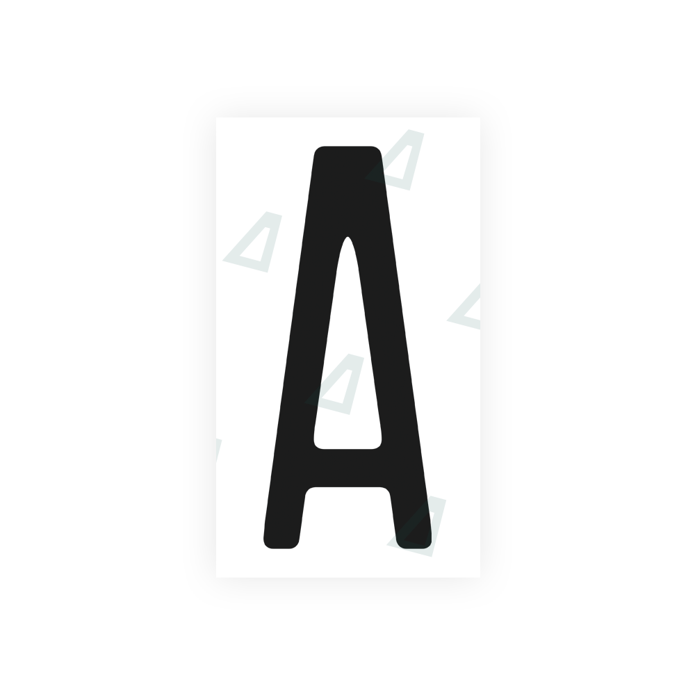 Alite Nanofilm for US (Washington State) license plates - Symbol "A" - Alite