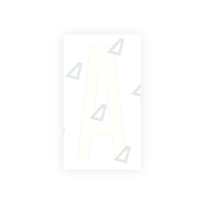 Alite Nanofilm for Mexico license plates - Symbol "A" - Alite