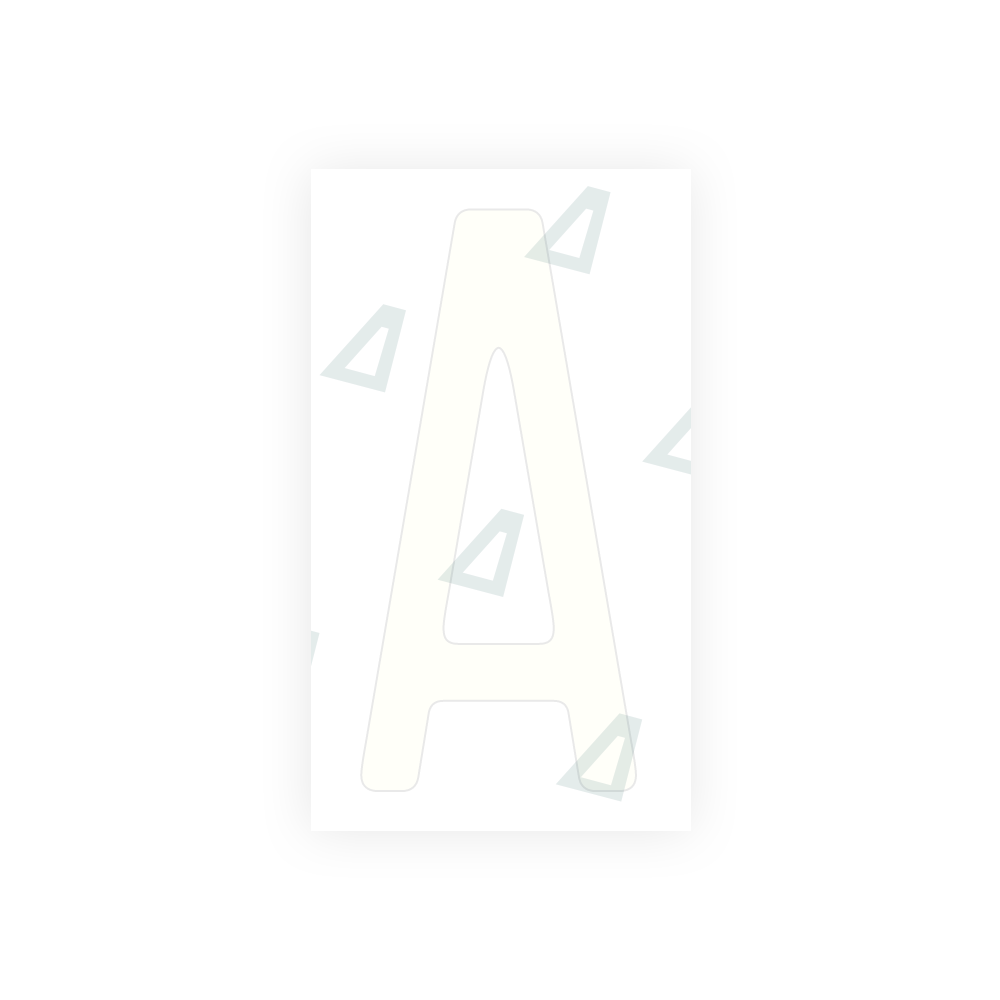 Alite Nanofilm for US (Missouri) license plates - Symbol "A" - Alite