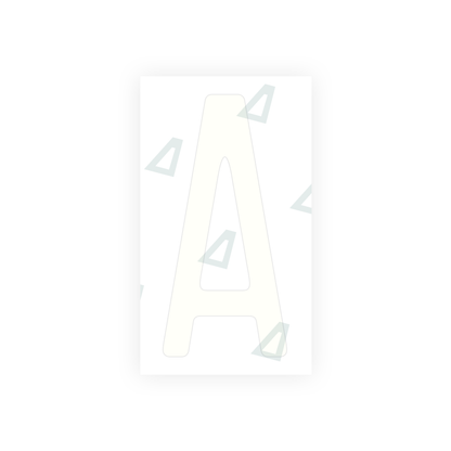 Alite Nanofilm for US (Missouri) license plates - Symbol "A" - Alite