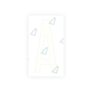 Alite Nanofilm for US (Ohio 2013) license plates - Symbol "A" - Alite