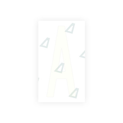 Alite Nanofilm for US (New York 1986) license plates - Symbol "A" - Alite