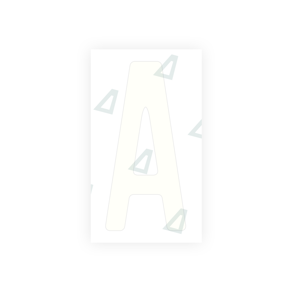 Alite Nanofilm for US (Quebec) license plates - Symbol "A" - Alite