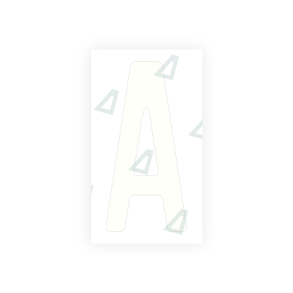 Alite Nanofilm for US (Quebec) license plates - Symbol "A" - Alite