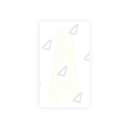 Alite Nanofilm for US (New Jersey) Moto license plates - Symbol "A" - Alite