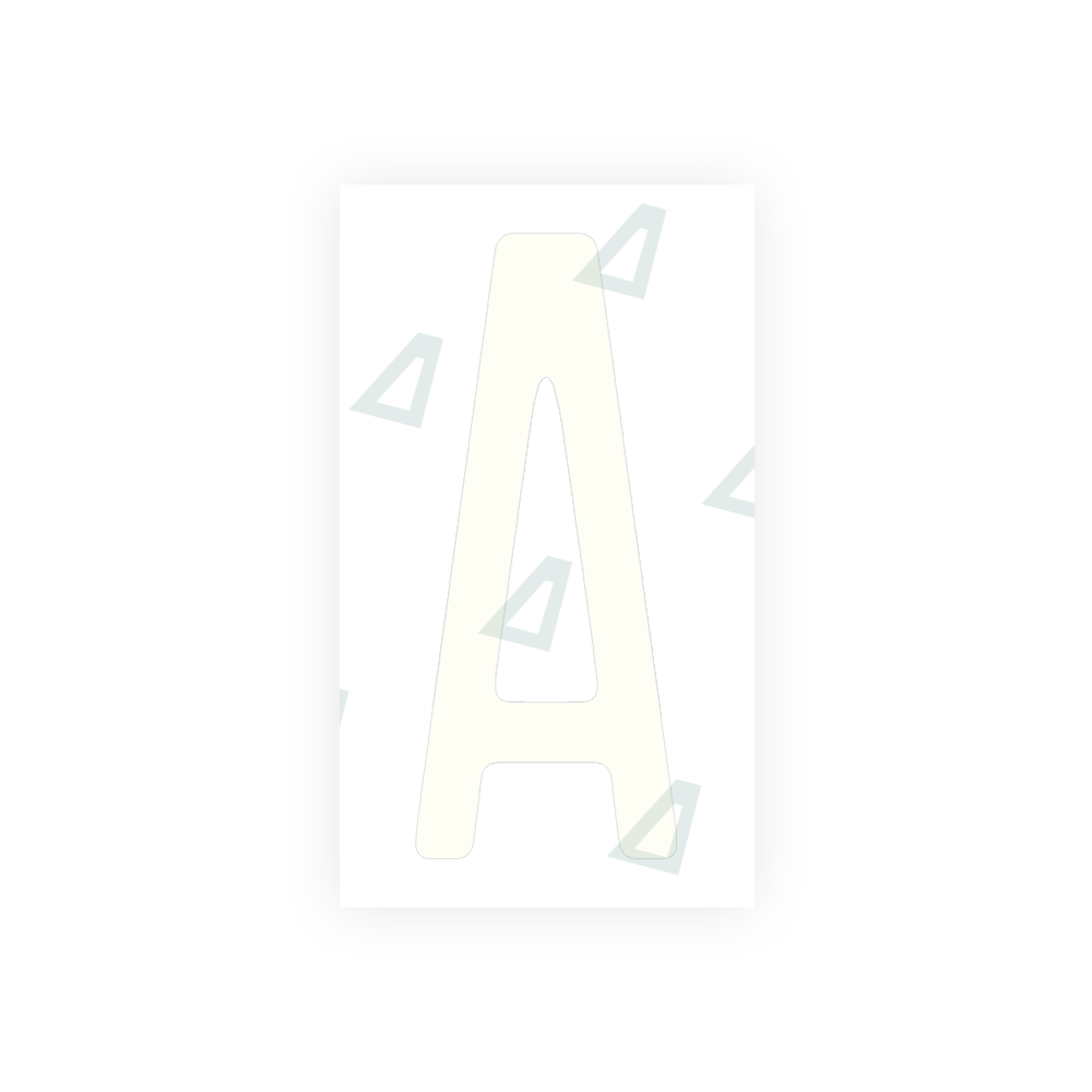 Alite Nanofilm for US (Pennsylvania) license plates - Symbol "A" - Alite