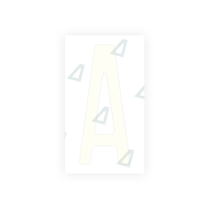 Alite Nanofilm for US (Pennsylvania) license plates - Symbol "A" - Alite