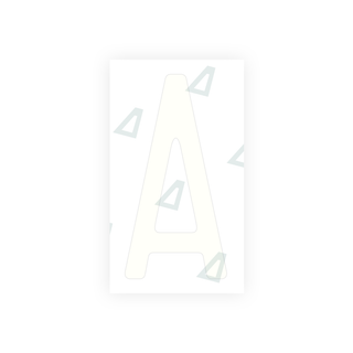Alite Nanofilm for US (Massachusetts) license plates - Symbol "A" - Alite