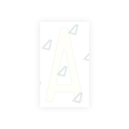 Alite Nanofilm for US (Massachusetts) license plates - Symbol "A" - Alite