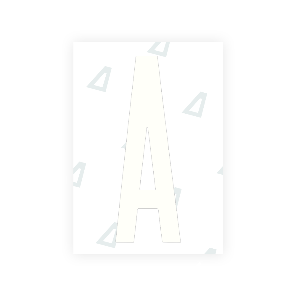 Alite Nanofilm for US (New York 2020 - Flat) license plates - Symbol "A" - Alite