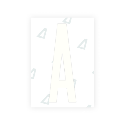Alite Nanofilm for US (New York 2020 - Flat) license plates - Symbol "A" - Alite