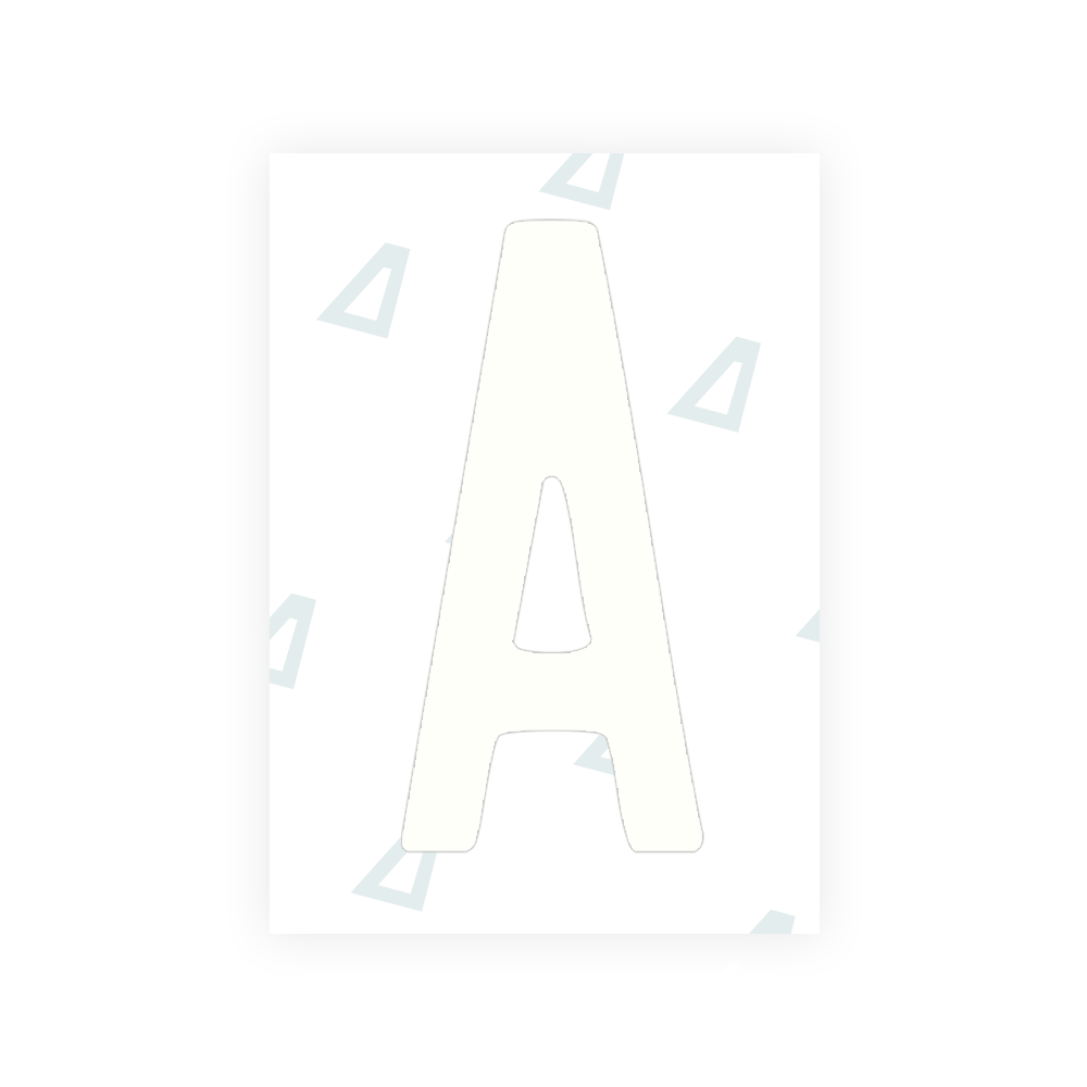 Alite Nanofilm for US (Arkansas) license plates - Symbol "A" - Alite
