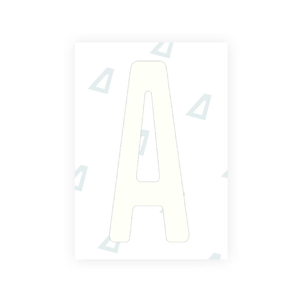 Alite Nanofilm for Guatemala license plates - Symbol "A" - Alite