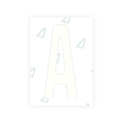 Alite Nanofilm for Guatemala license plates - Symbol "A" - Alite