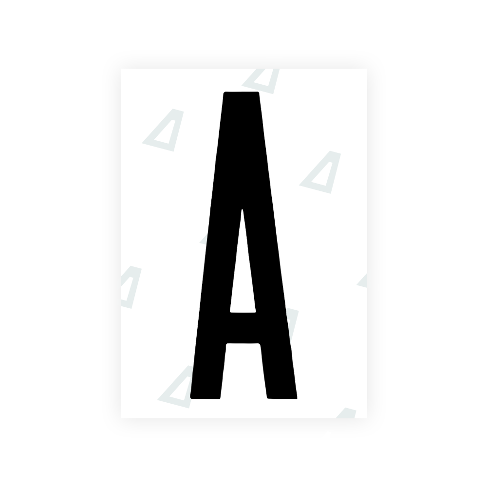 Alite Nanofilm for US (New York 2020 - Flat) license plates - Symbol "A" - Alite
