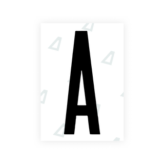 Alite Nanofilm for US (New York 2020 - Flat) license plates - Symbol "A" - Alite