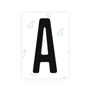 Alite Nanofilm for Guatemala license plates - Symbol "A" - Alite