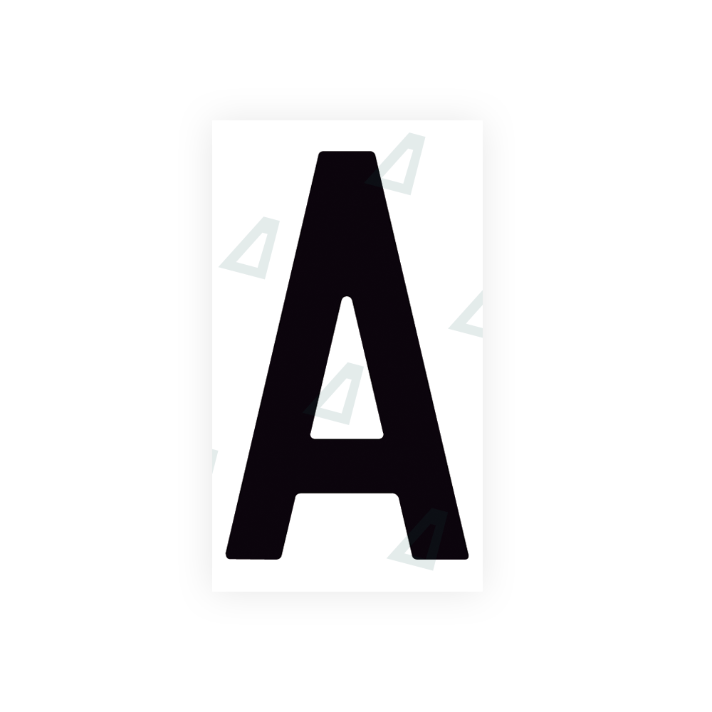 Alite Nanofilm for Spain Flat license plates - Symbol "A" - Alite