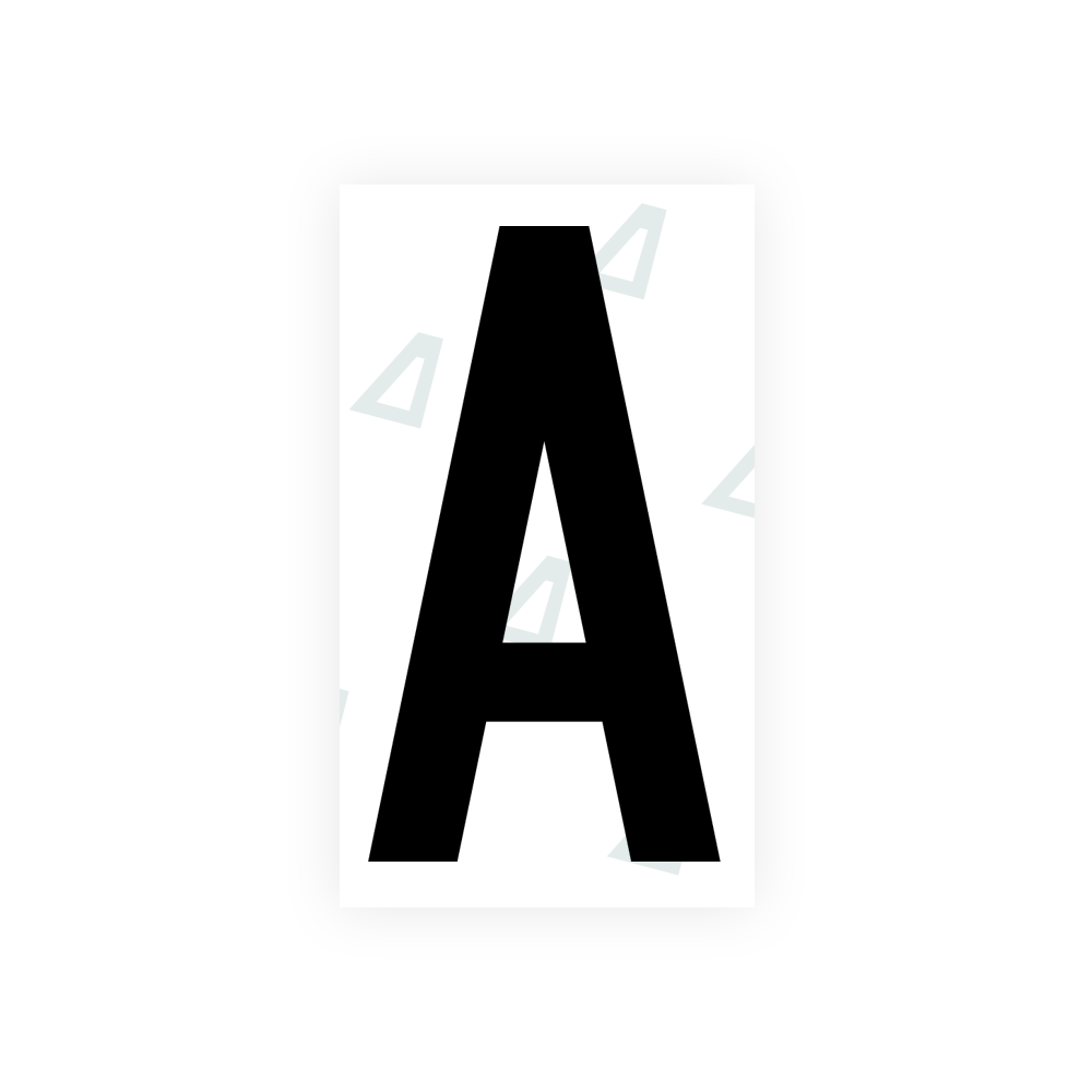 Alite Nanofilm for Greece license plates - Symbol "A" - Alite