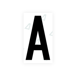 Alite Nanofilm for Greece license plates - Symbol "A" - Alite