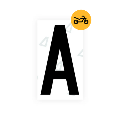 Alite Nanofilm for Greece moto license plates - Symbol "A" - Alite