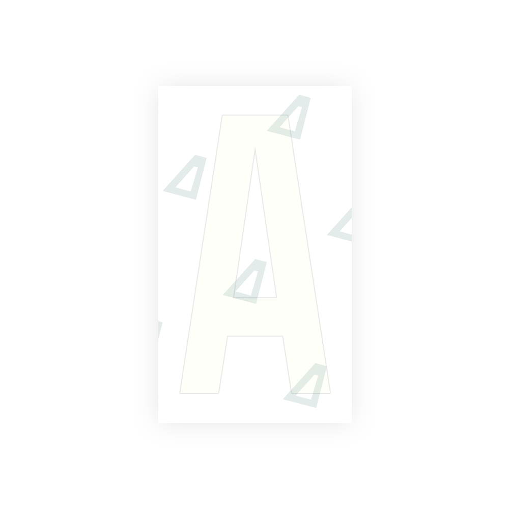 Alite Nanofilm for France license plates - Symbol "A" - Alite