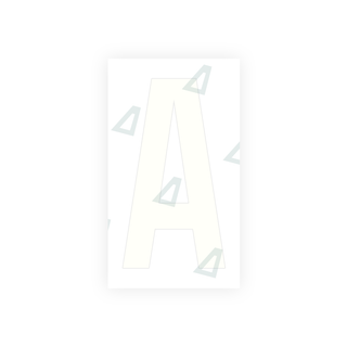 Alite Nanofilm for France license plates - Symbol "A" - Alite