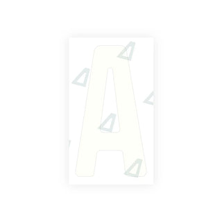 Alite Nanofilm for Tanzania (standard) license plates - Symbol "A"