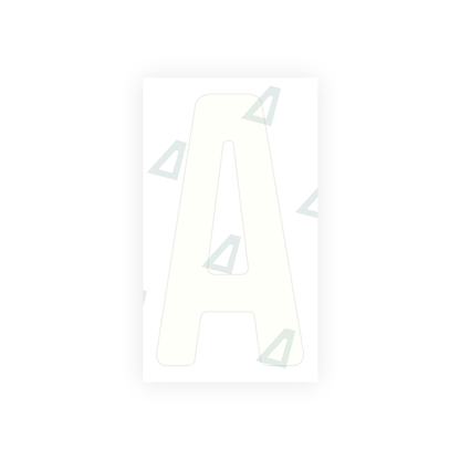 Alite Nanofilm for Germany (standard) license plates - Symbol "A" - Alite