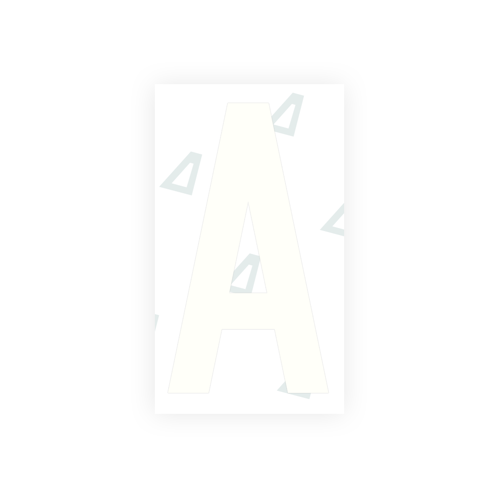 Alite Nanofilm for Greece license plates - Symbol "A" - Alite