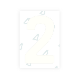 Alite Nanofilm for Abu Dhabi (Square) number plates - Symbol "2"