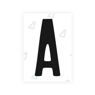 Alite Nanofilm for US (Connecticut 2013) license plates - Symbol "A" - Alite