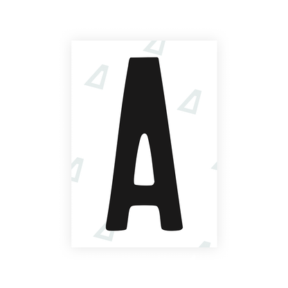Alite Nanofilm for US (Connecticut 2013) license plates - Symbol "A" - Alite