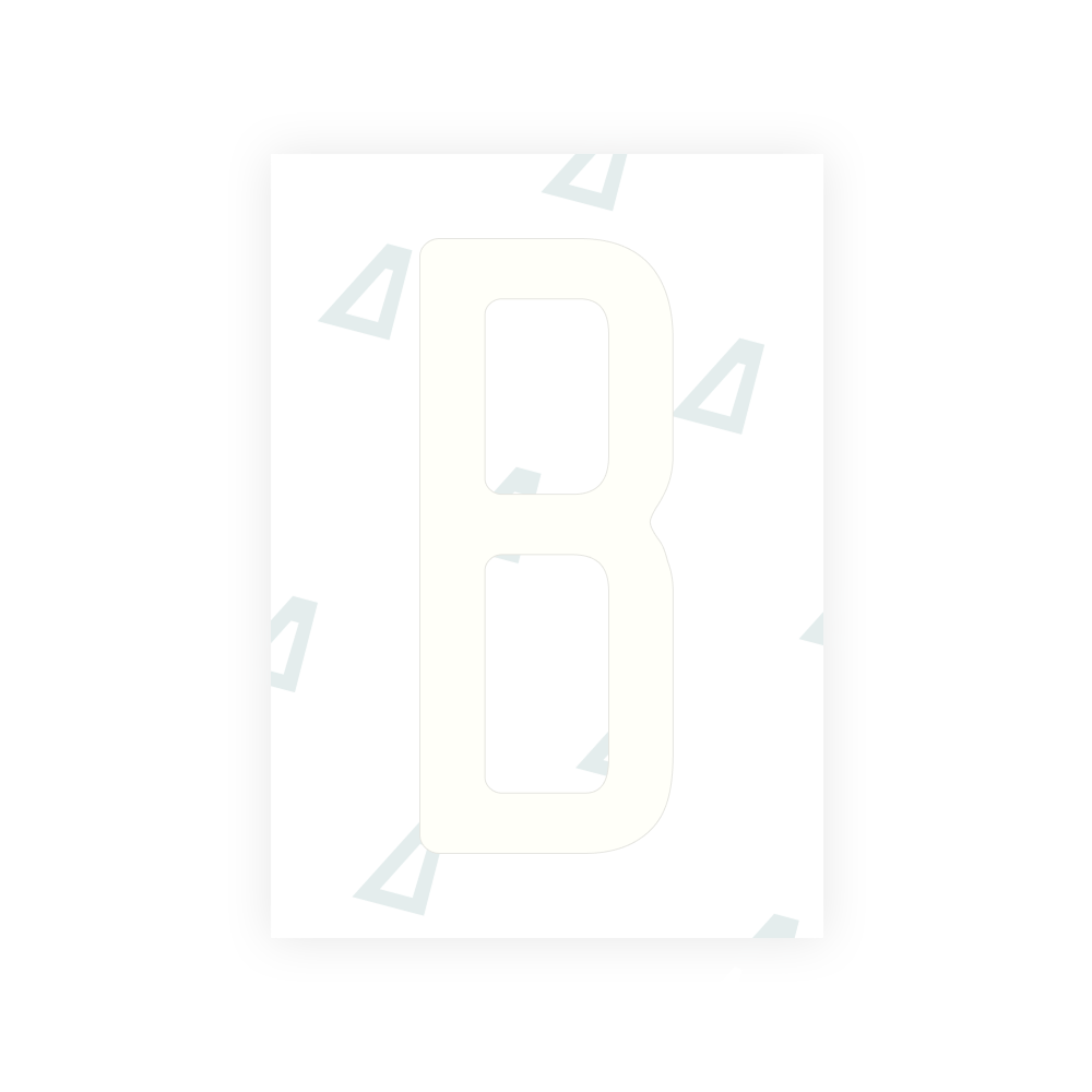 Alite Nanofilm for US (Alaska 2023) license plates - Symbol "B"