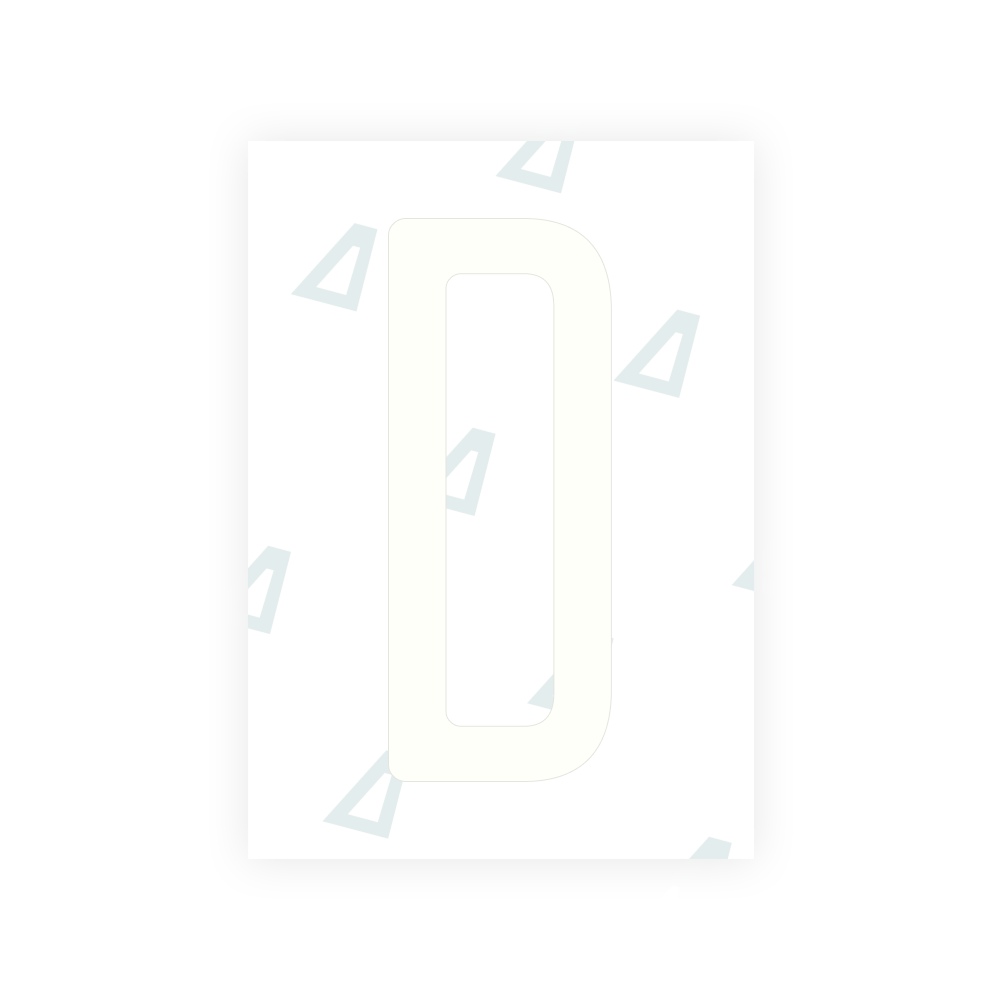 Alite Nanofilm for US (Alaska 2023) license plates - Symbol "D"