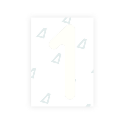Alite Nanofilm for Austria license plates - Symbol "1" - Alite