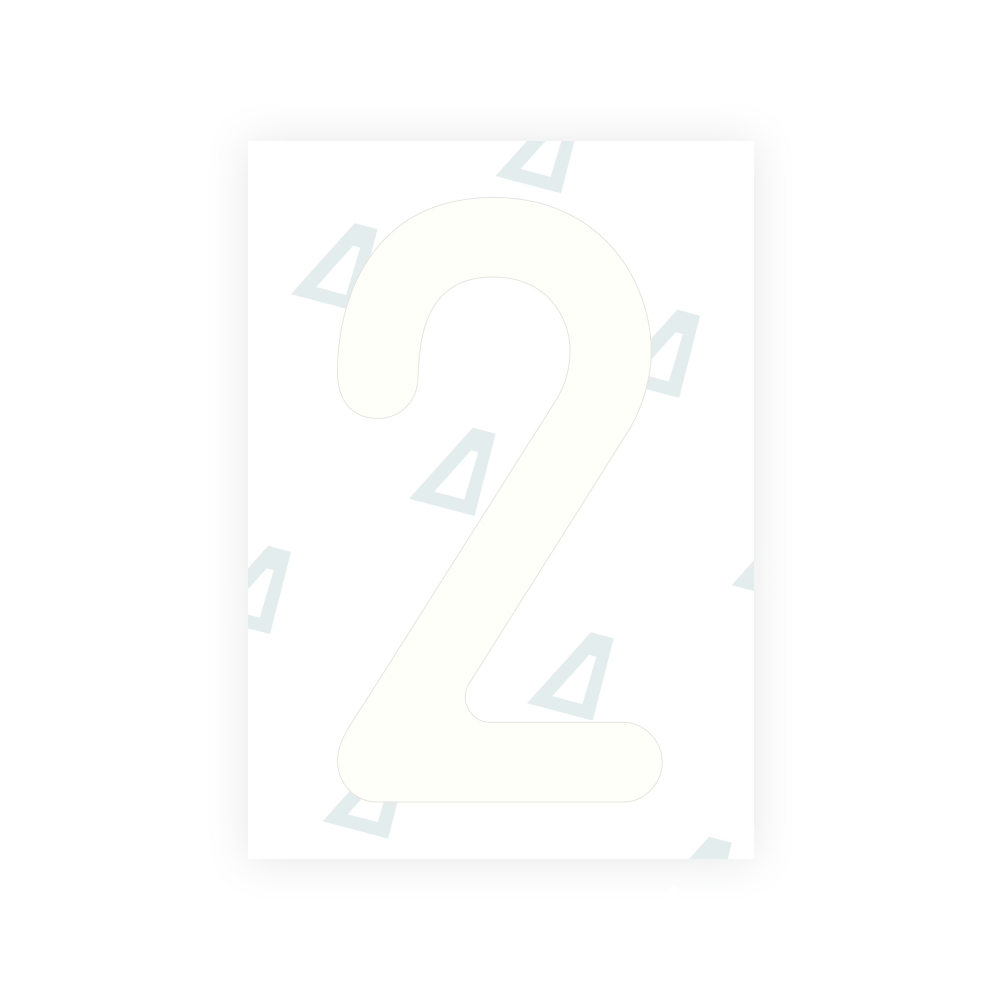 Alite Nanofilm for Austria license plates - Symbol "2" - Alite