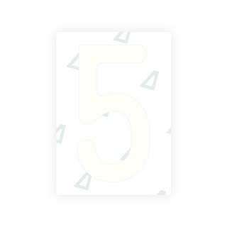 Alite Nanofilm for Austria license plates - Symbol "5" - Alite