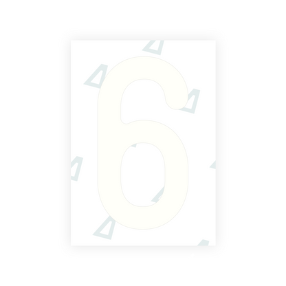 Alite Nanofilm for Austria license plates - Symbol "6" - Alite
