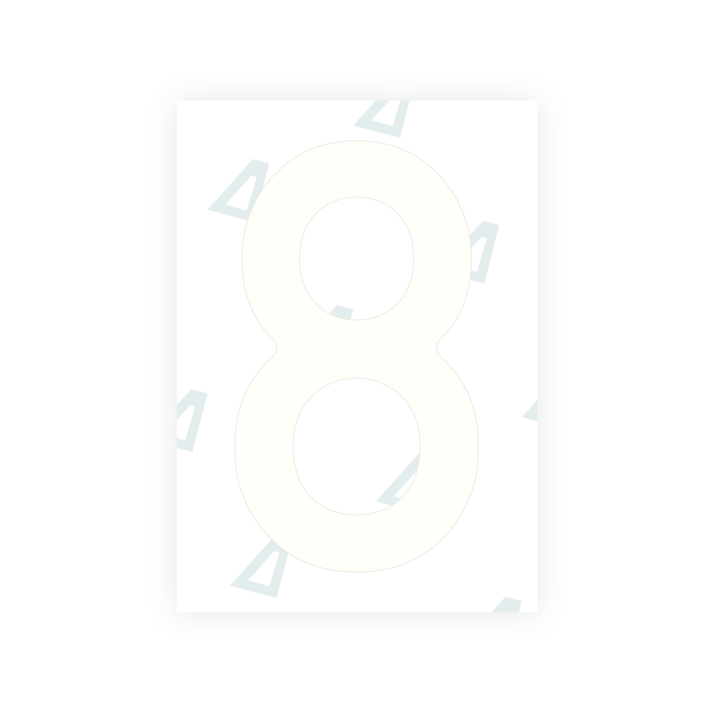 Alite Nanofilm for Austria license plates - Symbol "8" - Alite