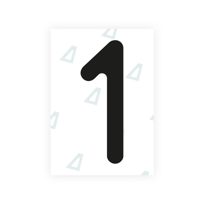 Alite Nanofilm for Austria license plates - Symbol "1" - Alite