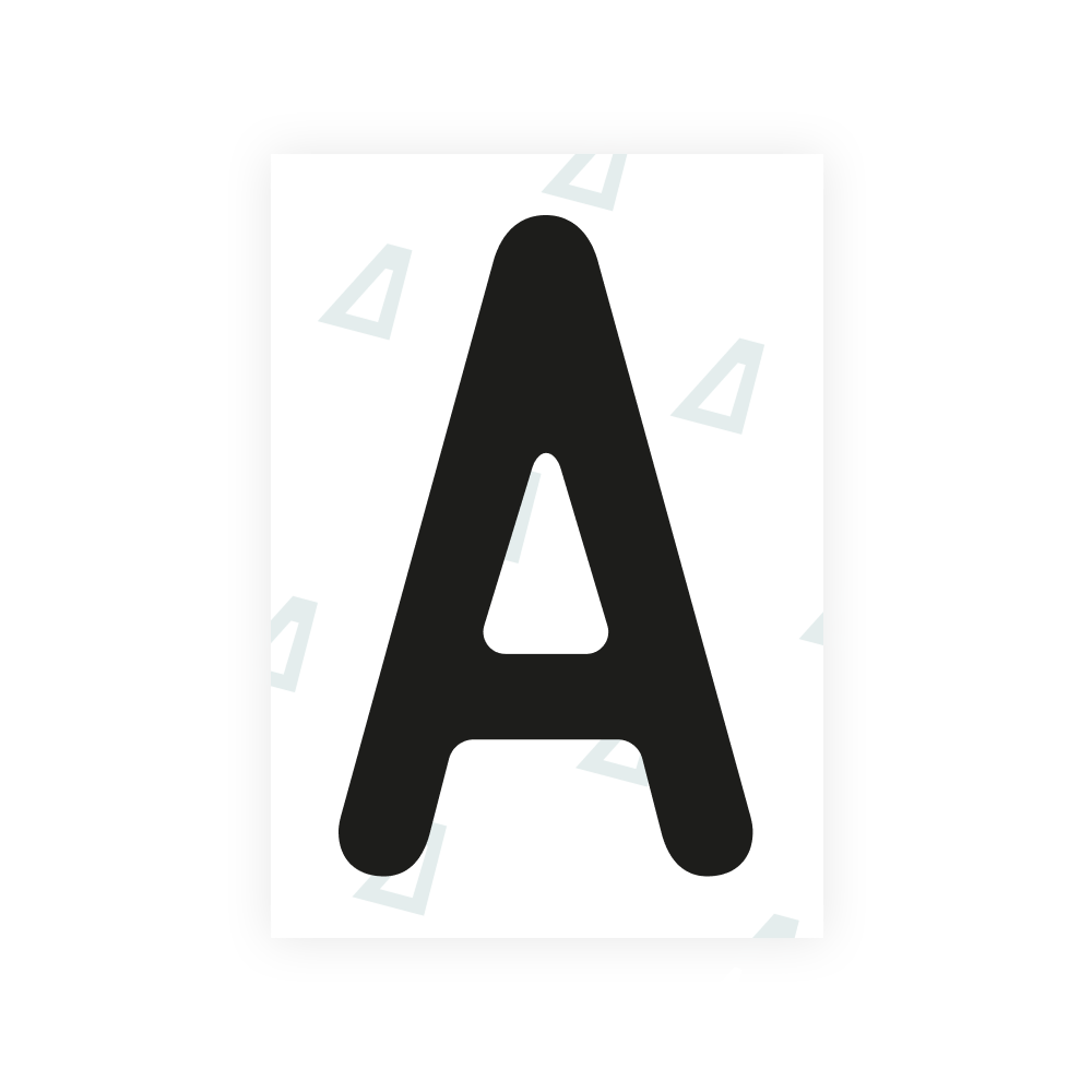 Alite Nanofilm for Austria license plates - Symbol "A" - Alite