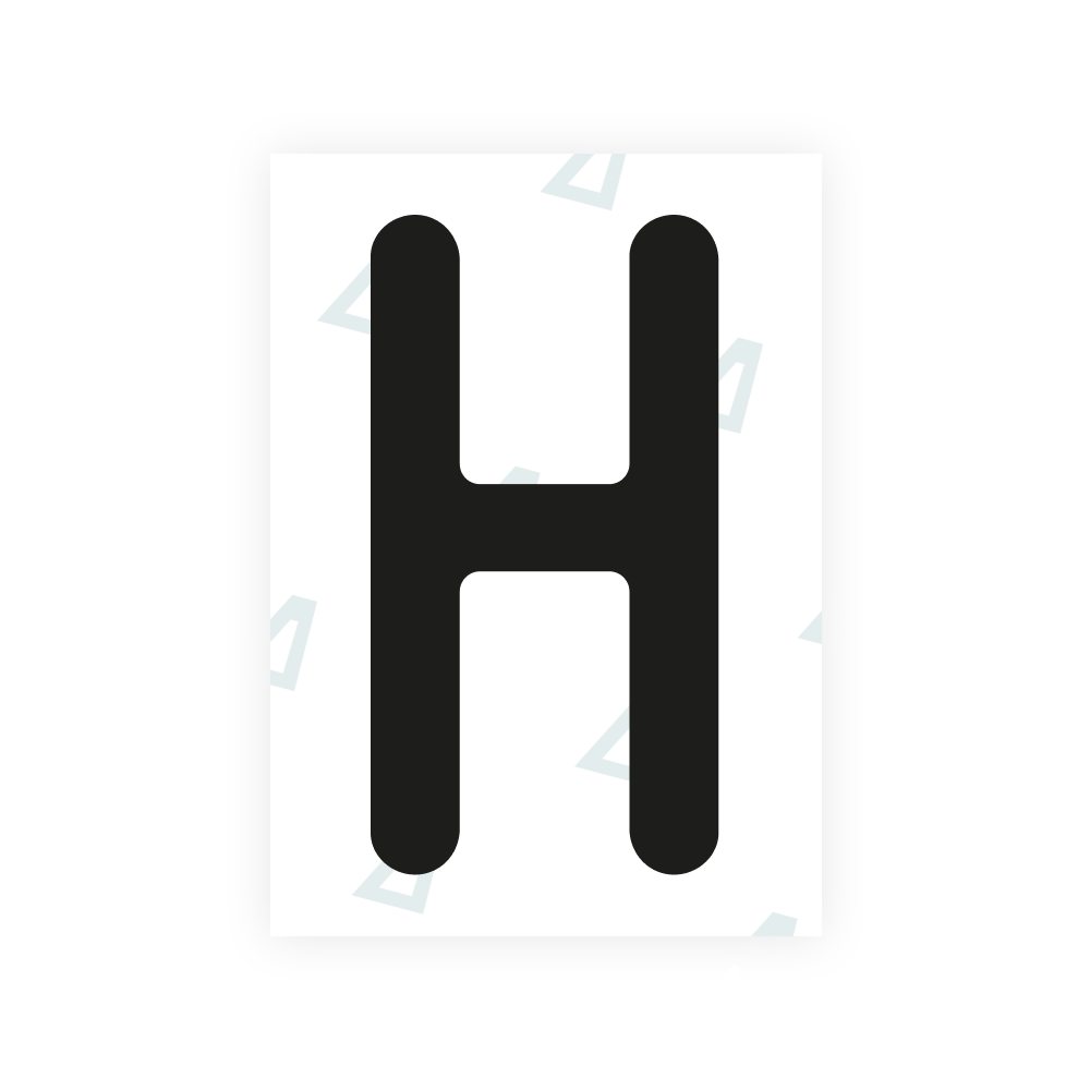 Alite Nanofilm for Austria license plates - Symbol "H" - Alite